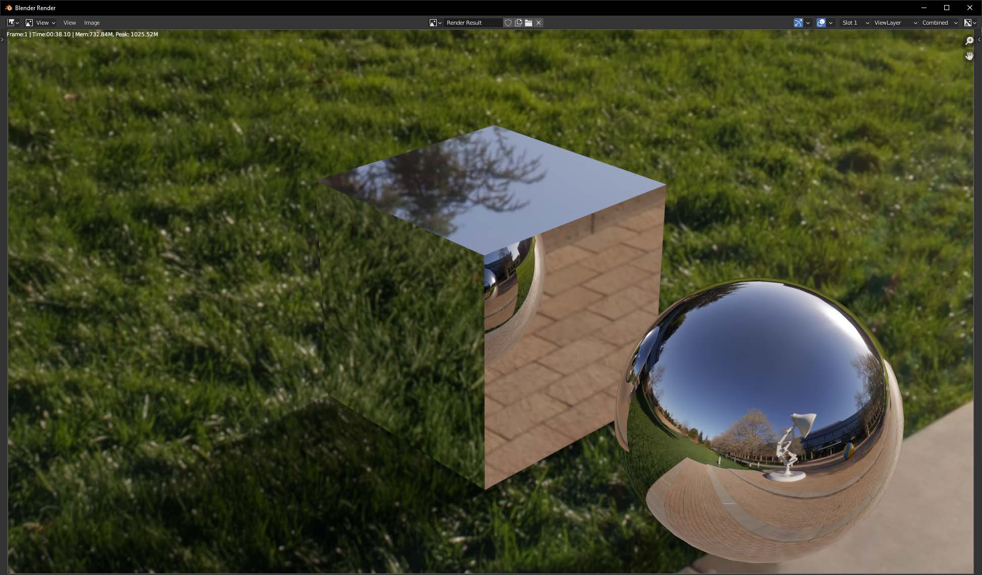 Render made by the ray-tracing engine